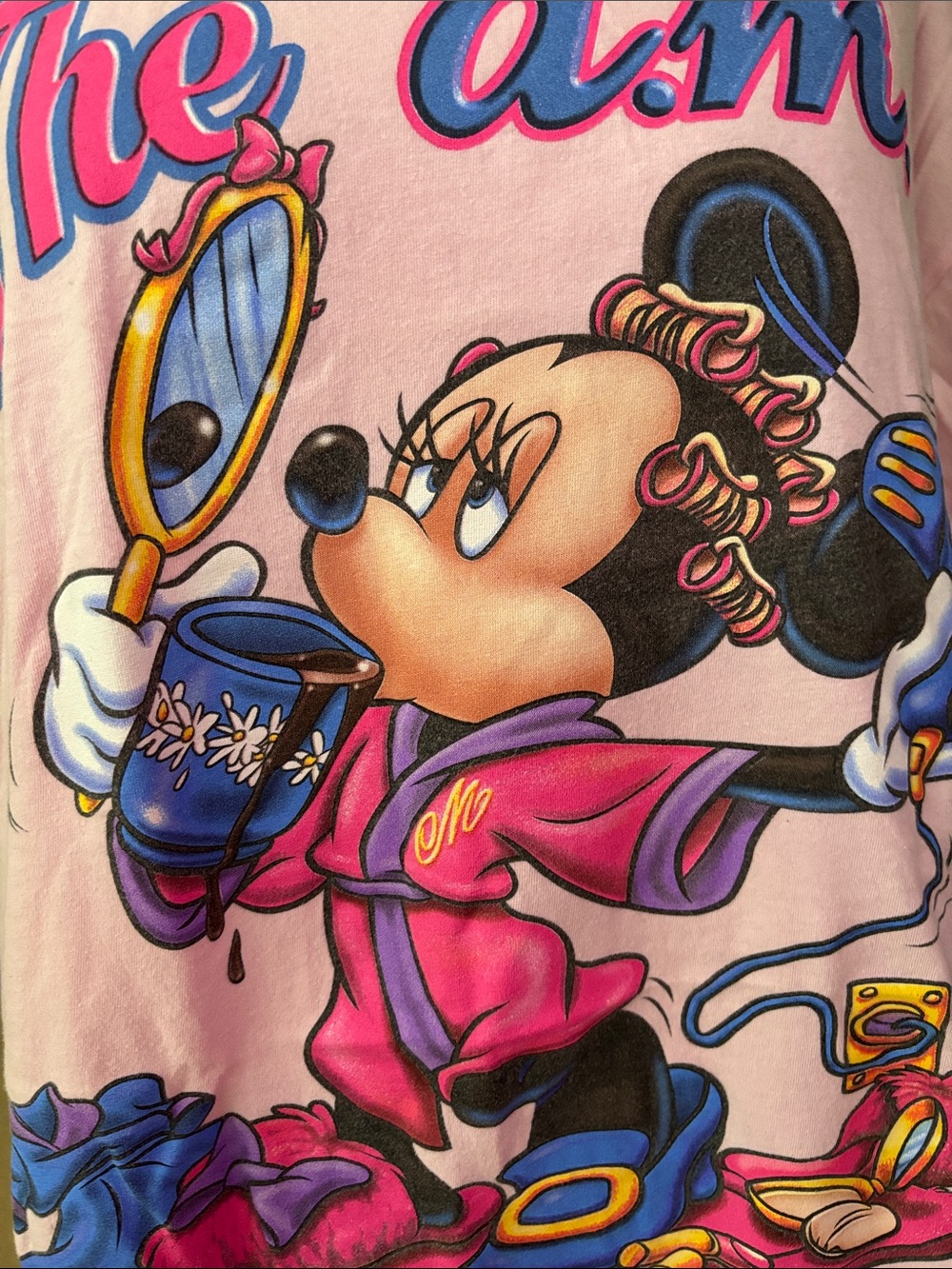 Minnie Mouse Long Tee/Pajamas - Picture 2 of 4